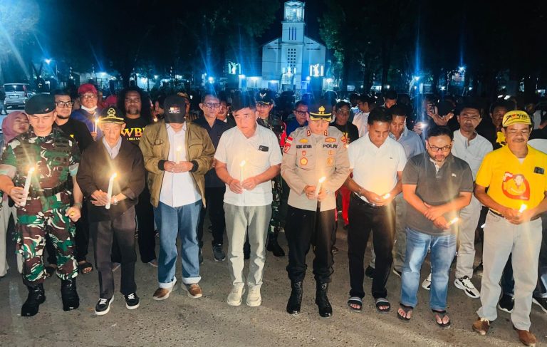 Forkopimda Belu Bersama Tokoh Agama dan Komunitas Ojol Gelar Doa bagi Affan Kurniawan