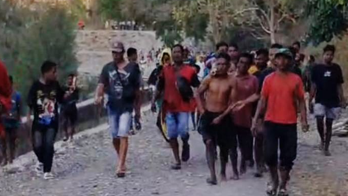 Polsek Tastim Bergerak Cepat Redam Potensi Konflik Usai Insiden Penembakan di Perbatasan